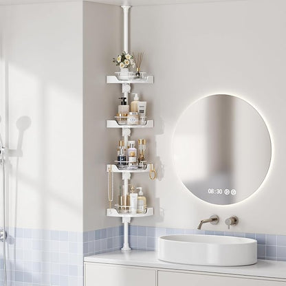 akinbas 360° Rotating Shower Caddy Tension Pole - Image 3