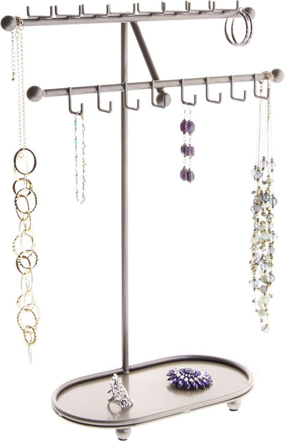 Angelynn's Sturdy Extra Long Necklace Holder Organizer Tall Tabletop Pendant by Angelynns