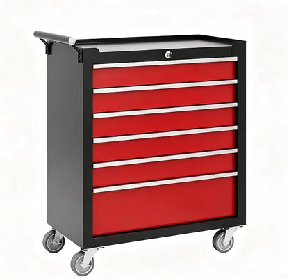 Garvee Rolling Tool Chest, 6 Drawers Tool Storage Cabinet, Toolbox by Garvee