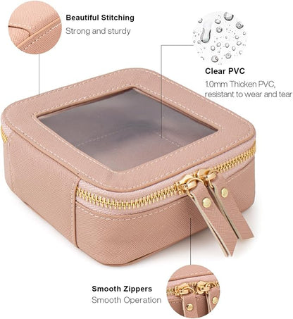 Travel Clear Makeup Bag Set, TSA Approved Cosmetic Bag Case - Image 4