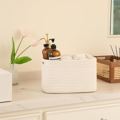 OIAHOMY 4 Pack Storage Baskets for Organizing, Cube Storage Bins for Shelves - Image 4
