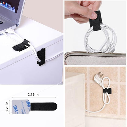 311Pcs Cable Management Organizer Kit 4 Cable Sleeve Split, 53Cable Clips - Image 5