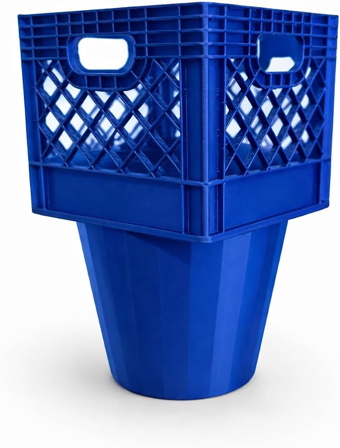 Half Gallon Car Cup Holder Expander, Classic Milk Crate Style Adapter by Unknown