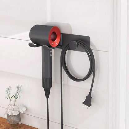 Hair Dryer Holder Wall Mounted, Stainless Steel Self Adhesive Blow Dryer Holder - Image 2