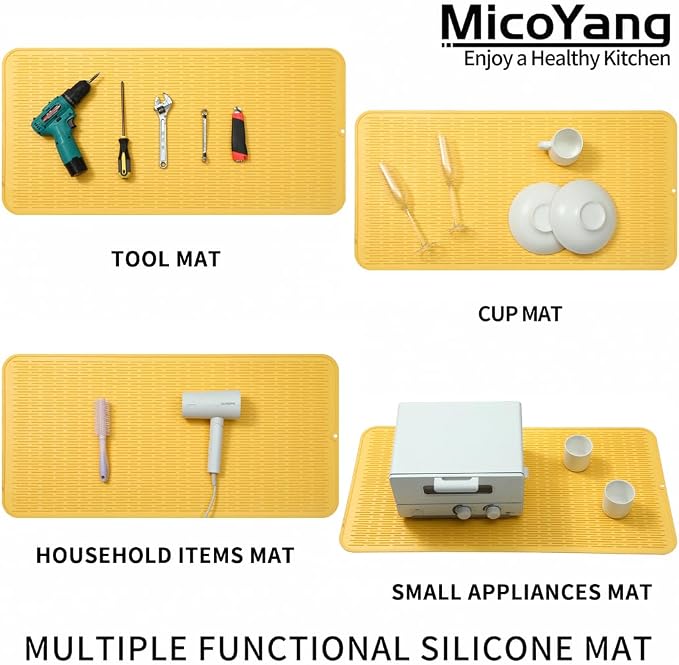 Silicone Dish Drying Mat for Multiple Usage, Easy clean, Eco-friendly, - Image 4
