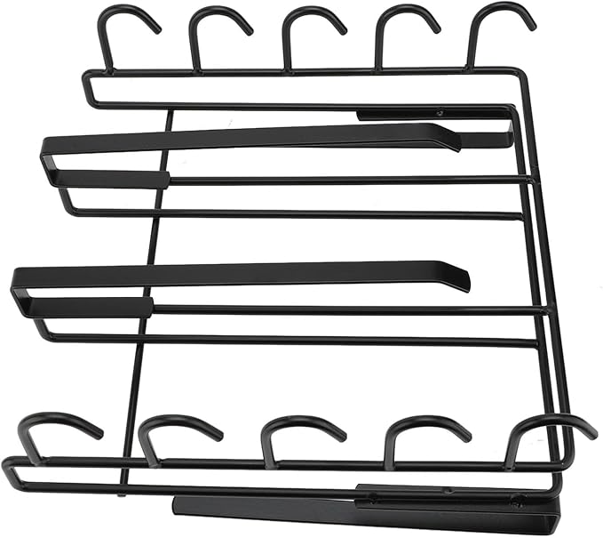Under Shelf MultiUse Chopping Board Holder Versatile Kitchen Organizer Space - Image 9