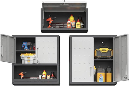 Metal Tool Cabinet, Garage Storage Cabinet System, Wall Cabinet & Locking by VIYET