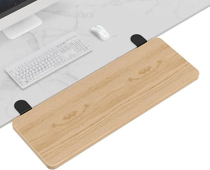 Sisyphy Ergonomics Desk Extender Tray, 29.5x9.5" Punch-Free Clamp on, Foldable by Unknown