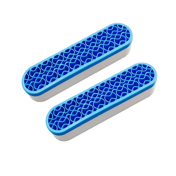 TANG SONG 2 PCS Silicone Make up Brush Holder Cosmetic Storage Box Desktop by TANGSONG