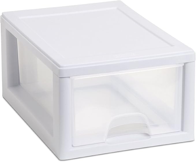 Sterilite 6 Qt Stacking Drawer, 6 Pack - Image 5