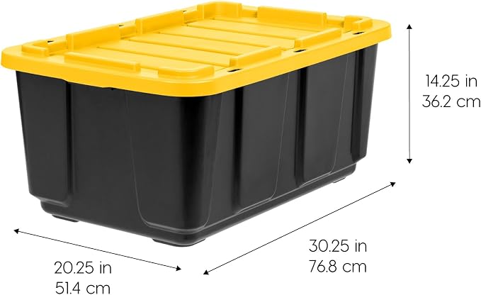 IRIS USA 2-Pack 27 Gallon Storage Bins - Image 2