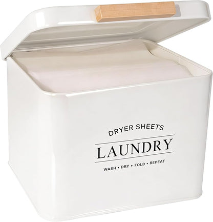 Dryer Sheet Holder with Hinged Lid by CANDCO
