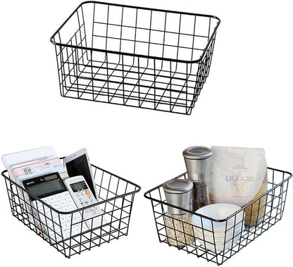 LUANT Metal Wire Food Storage Organizer Bin Basket by LUANT