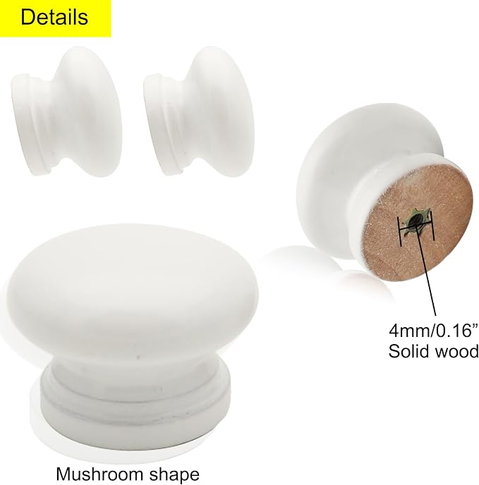 Wooden Cabinet Knobs 20Pcs - Image 3