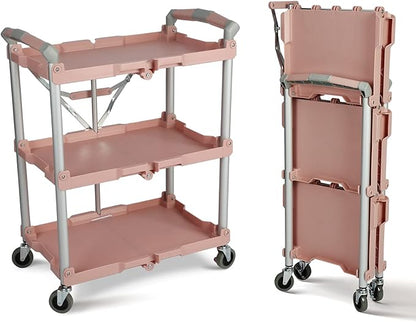 Olympia Tools 89-350 Pack-N-Roll Folding Collapsible Service Cart, 150LB by OlympiaTools