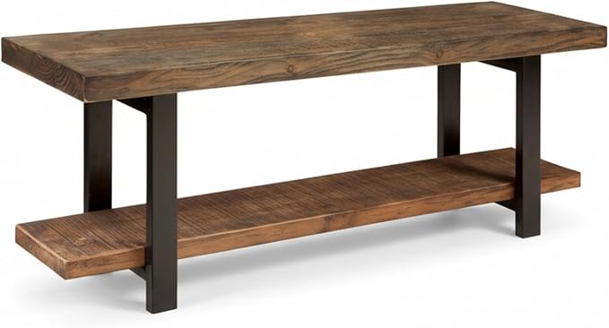 Pomona Solid Wood Entryway Bench - Image 9