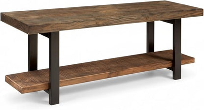 Pomona Solid Wood Entryway Bench - Image 9
