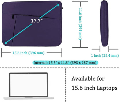 Laptop Case Bag 15.6 inch, Shockproof Protective Computer Carrying Cover - Image 5