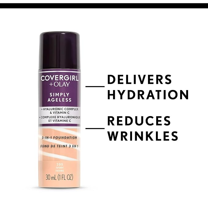 COVERGIRL & Olay Simply Ageless 3-in-1 Liquid Foundation, Matte Finish - Image 6