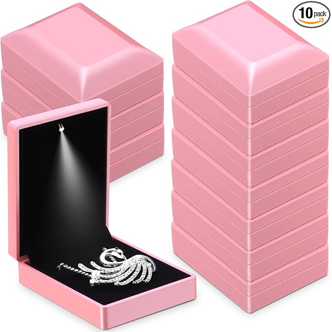 Landical 10 Pcs Pendant Necklace Box by Landical