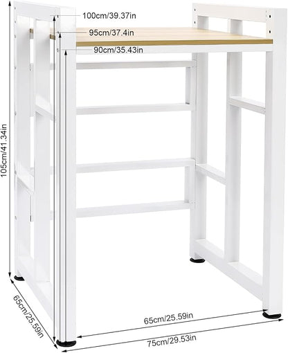 Over Washer and Dryer Shelves, Dryer Storage Shelf, Laundry Room Storage and - Image 3