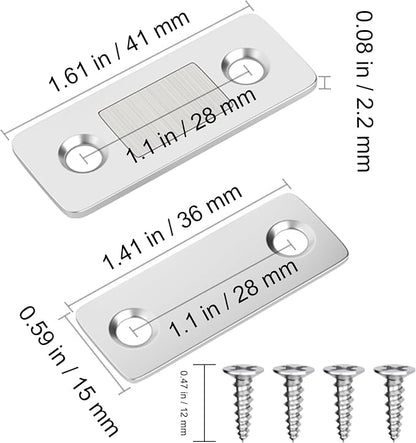 Cabinet Magnetic Catch Jiayi 4 Pack Ultra Thin Cabinet Door Magnetic Catch - Image 7
