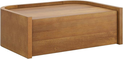 Nathan James Tyla Wall Mounted Bedside Table, Floating 1-Drawer Nightstand - Image 6