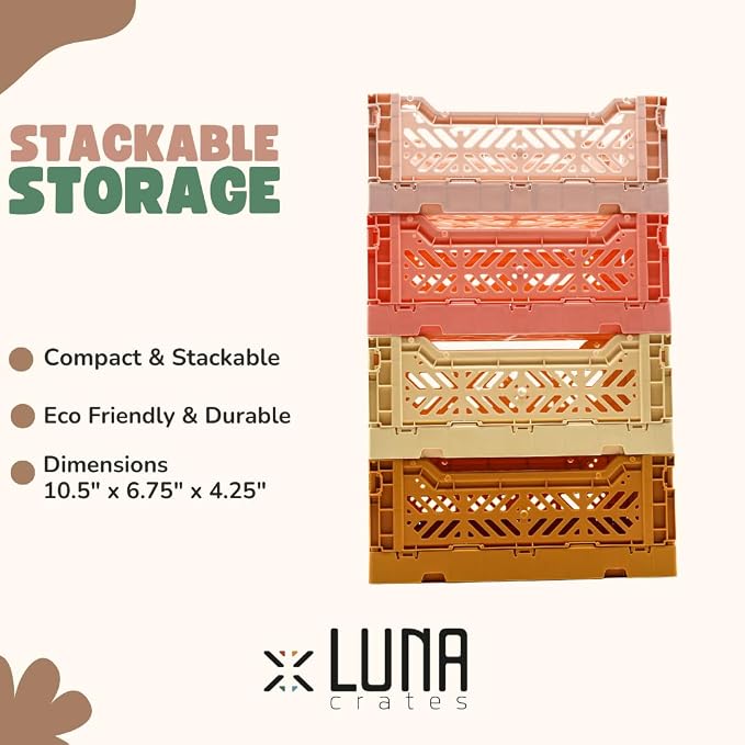 Collapsible Storage Box, Foldable Crate Organizer Bin - Image 2
