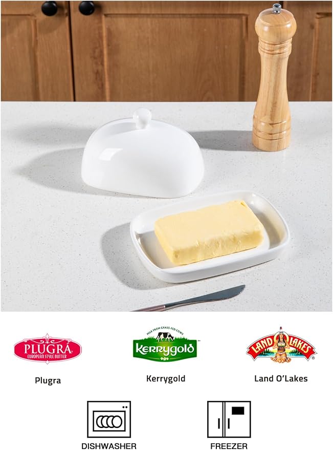 Sweejar Ceramic Butter Dish - Image 2