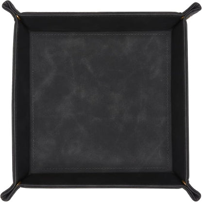 CoBak Leather Valet Tray, Premium PU Leather Catch-All Tray - Image 9