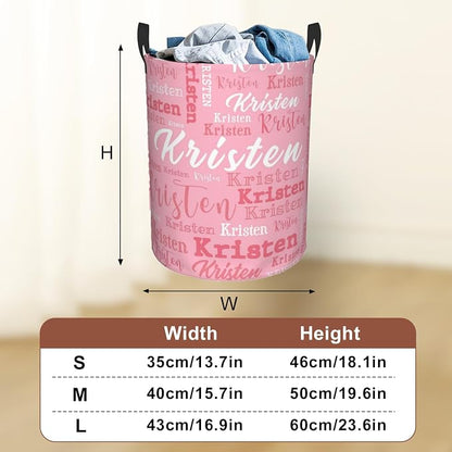 Custom Name Laundry Hamper, Personalized Laundry Baskets - Image 3