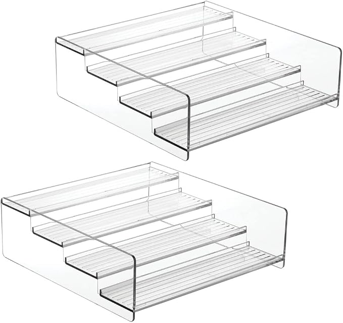 mDesign Plastic Bathroom Storage Organizer Shelf - Image 4