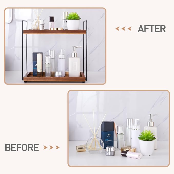 Bathroom Counter Organizer Countertop Storage - Image 5