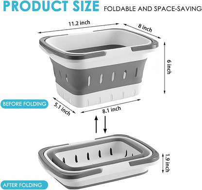 Fammart Portable Shower Caddy Tote – Collapsible Plastic Basket - Image 4
