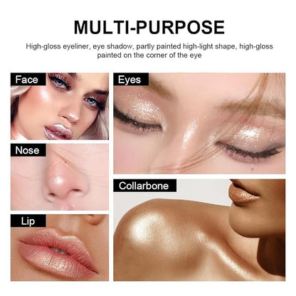 Black Eyeshadow Stick Makeup, Waterproof Hypoallergenic Long Lasting Cream Eye - Image 5