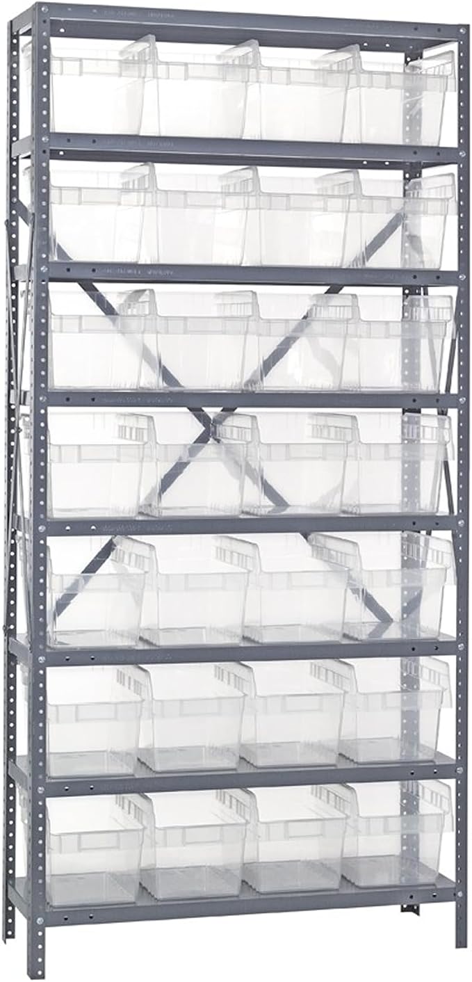 Quantum 1875-SB808CL Heavy Duty Modular Shelving Unit by QuantumStorageSystems