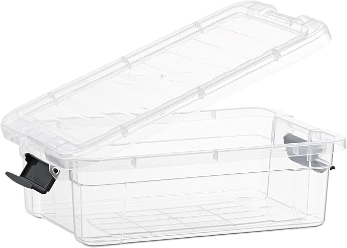 Superio 2.3 Qt Clear Plastic Storage Bin - Image 5
