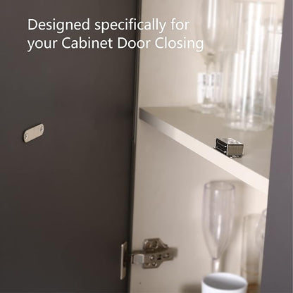 Mousike Cabinet Magnets 30lb Stainless Steel Magnetic Door Catch - Image 6