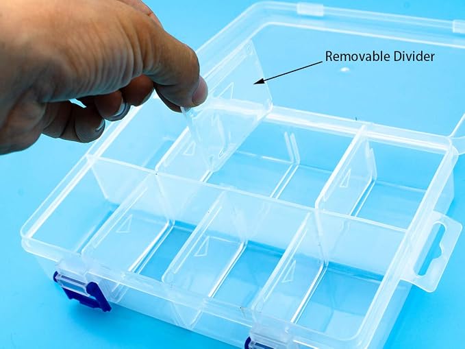 Plastic Compartment Storage Box - Image 4