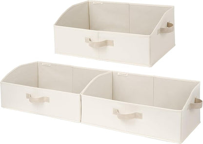 StorageWorks Closet Storage Bins Trapezoid, Closet Organizer Bins, Shelf Baskets by StorageWorks