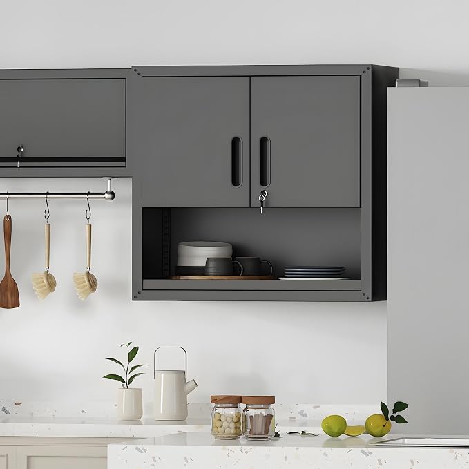 Metal Wall Cabinet, Garage Wall Cabinet - Image 2