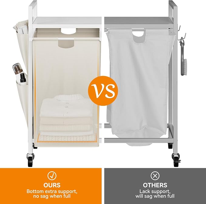 WOWLIVE Double Laundry Hamper - Image 7