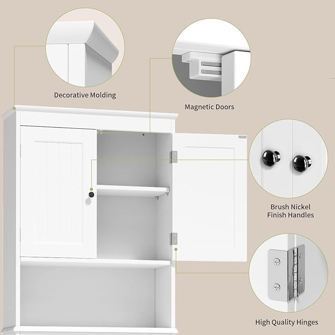 Gizoon Over the Toilet Storage Cabinet - Image 5