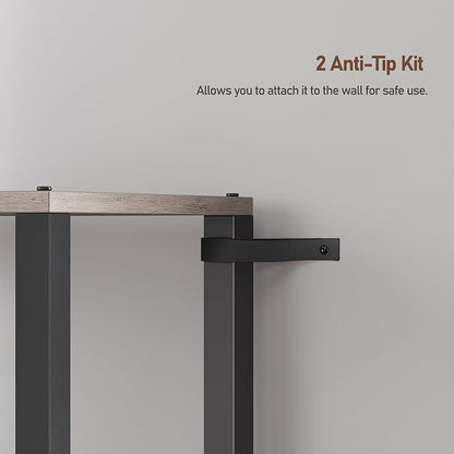 TUTOTAK Bookshelf, 4-Tier Small Narrow Book Shelf - Image 7