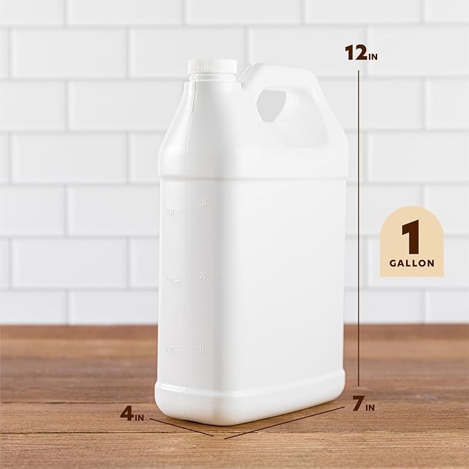 kitchentoolz 1 Gallon Water Jug – Heavy-Duty HDPE Carboy - Image 2