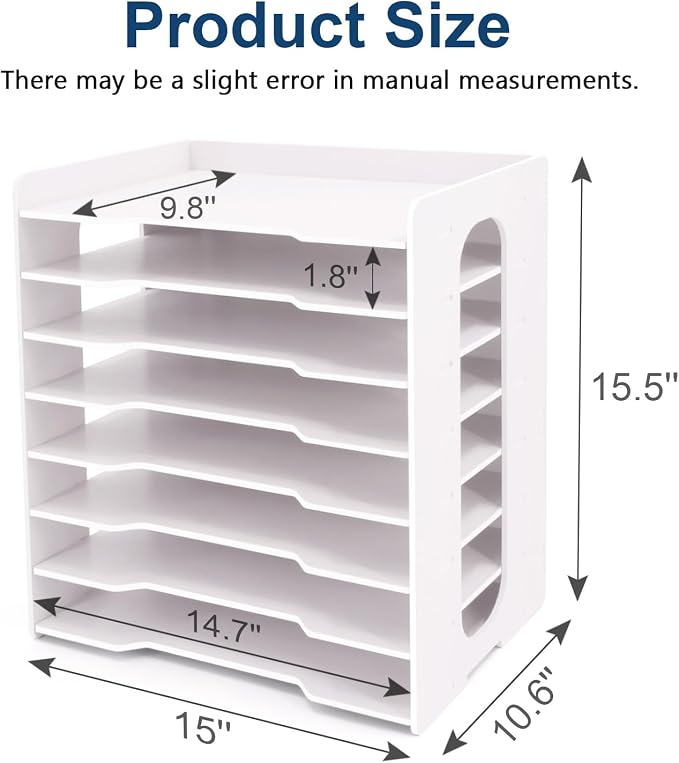 SONGWAY Large File Organizer for Desk - Image 2