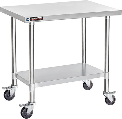DuraSteel 24x36 NSF Stainless Steel Cart by DuraSteel