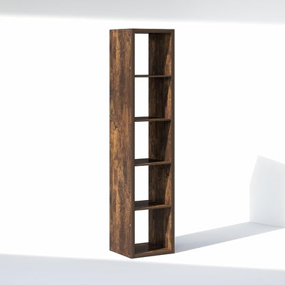 Furinno Cubic Extra Thick 5-Cube Closet Organizers and Storage, Amber Pine | - Image 7