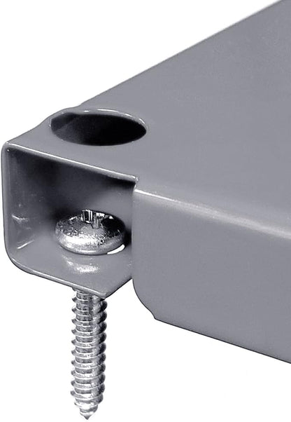 Wall Control Pegboard 32in x 16in Gray Metal Pegboard Tool Board Panel - Image 12