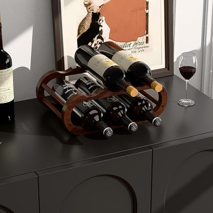 PEKER Wine Rack – Small Countertop Wine Rack & Wine Bottle Holder - Image 2